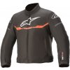 Bunda T-SP S WATERPROOF, ALPINESTARS, dětská (černá/červená fluo, vel. 120)