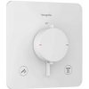 Hansgrohe Ecostat Comfort Q - Termostatická batéria pod omietku, na 2 spotrebiče, matná biela - 33713700