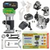 Procraft POB24-1b-f aku frézka horná s príslušenstvom 3v1 20V 1x4Ah
