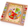Bigjigs Toys Ruleta so zvieratkami