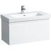 Kúpeľňová skrinka pod umývadlo Laufen Pro Nordic 77x37,2x37,2 cm biela lesk 8305.7.095.464.1