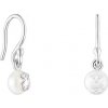 TOUS strieborné náušnice Icon Pearl 012573510