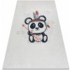 Najkoberce protišmykový BAMBINO 1129 Panda pre deti - krémový 80x150 cm