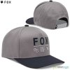 Fox Yth Race Spec Snapback detská šiltovka, steel grey, detská
