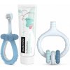 Suavinex Baby & Kids Suavinex Baby Training Toothbrush zubná kefka 1 ks + Suavinex Gum Massager hryzadielko 1 ks