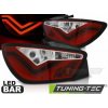 Tuning-tec Zadné svetlá LED BAR ČERVENÉ WHIE pasujú na SEAT IBIZA 6J 3D 06.08-12