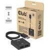 Club3D Switch, DP na 2x DP Oboustranný 2v1, 8K60Hz, 0,5m CSV-1009