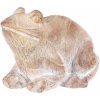 Záhradná dekorácia socha Žaba, polyresin , 16 x 12x 11 cm