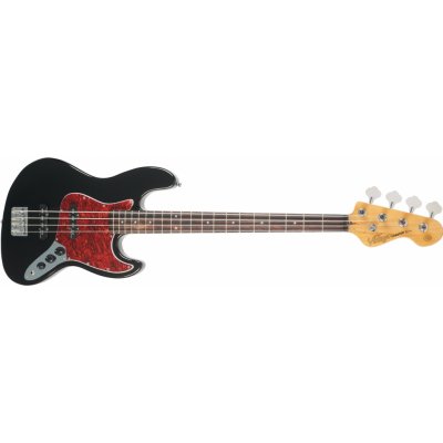 VINTAGE V49 COASTER SERIES BASS GUITAR - GLOSS BLACK