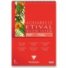 Clairefontaine Akvarelový kroužkový blok Etival Classic Grain A3 10 listov 300g