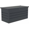 Záhradný box G21 Denver 400 L, antracitový plechový