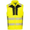 Portwest DX479 DX4 Hi-Vis Softshellová reflexná vesta žltá/čierna L