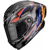 Prilba Scorpion EXO-RACE AIR MOVE ON Black Blue Orange Veľkosť: M (57-58 cm)
