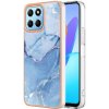 Gumený kryt Marble na Honor X8 5G/X6 - Modrá