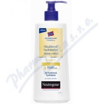 Neutrogena Body Care hĺbkovo hydratačné telové mlieko s olejom 400 ml