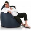 INTERMEDIC SK - Sedací vak Mega Sako z ekokože 135x85 cm | relaxačné a pôrodné kreslo, 335 l E11 - Modrá tmavá