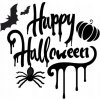 Guirca Šablóna na zdobenie torty - Happy Halloween 25 cm