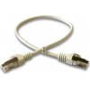 DATACOM Patch cord S/FTP CAT6A 0,5m šedý 1690