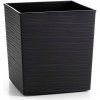 Kvetináč 25,6 x 24,7 cm plast čierny