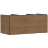 Hansgrohe Xilesa E skrinka 118x55x50 cm závesná kúpeľňová skrinka pod umývadlo dub 54267550