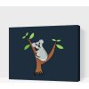 Vymalujsisam.sk Maľovanie podľa čísiel - Koala na strome Veľkosť: 30x40cm, Rám: Na kartónovej doske