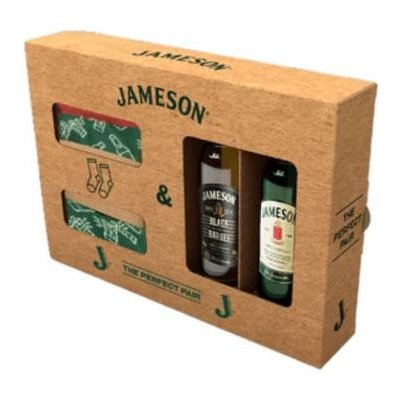 Jameson Mini 40% 2 x 0,05 l (darčekové balenie s ponožkami)