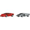 Hot Wheels Sada 2 ks prémiových angličáků, Lancia/Lambo (mJBL02)