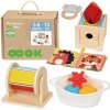 Woopie Montessori vzdelávací box 6 v 1 pre bábätká 5 – 6 mesiacov