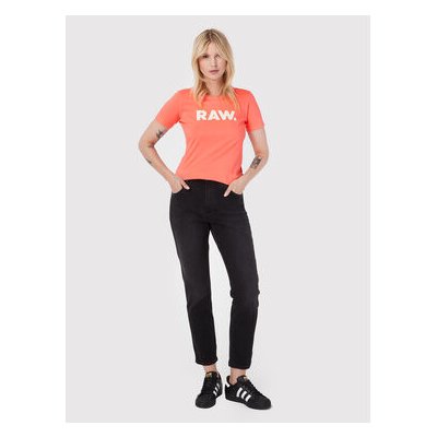 G Star Raw Tričko Raw. D21226 107 D159 Oranžová