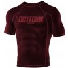 Rashguard krátky rukáv - Fight wear - burgund (Rashguard kraltky rukáv - Fight wear - burgund)