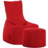 Sitting Point sedací vak Fluffy XL 70 x 110 cm mittel sivá