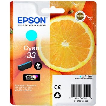 Epson 33 Cyan - originálny