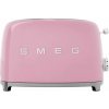 SMEG Hriankovač TSF01PKEU, 2 plátky, pastelovo ružová