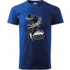 Basketball - jump shot - Klasické pánske tričko vyššej gramáže - 3XL ( Kráľovská modrá )