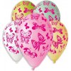 Smart Balloons Balónik nafukovacie motýľ 12 '' priemer 30cm 5ks