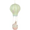 Clayre & Eef Závesná dekorácia králiky v balóne Ø 14*34 cm