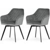 Sada jedálenských stoličiek DCH-425 GREY4, 2 ks