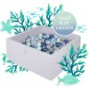 Meow, Suchý bazén Blue Lagoon s 500 guličkami, štvorcový