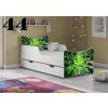 Plastiko Dětská postel Zelená - 44 - 180x90