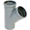 PVC odbočka redukovaná 67° 63/50