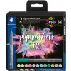 Staedtler Pigment brush 371 12 rôznych pastelových farieb