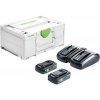 FESTOOL Energetická súprava SYS 18V 2x4,0/TCL 6 DUO