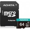 Pamäťová karta ADATA PREMIER PRO MICROSDXC/SDHC 64 GB Čierna,Biela,Tyrkysová
