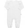 Dojčenský bavlnený overal New Baby Practical biely dievča, veľ. 86 (12-18m)