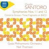 CD Goiás Philharmonic Orchestra - SANTORO: SYMPHONIES NOS. 11 & 12/CONCERTO GROSSO/THREE FRAGMENTS ON BACH
