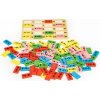 Eco Toys Dřevěná stavebnice s tabulí Matematika