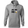 Je mi 60 pivo - Mikina pánska Cape s kapucňou - S ( Tmavosivý melír )
