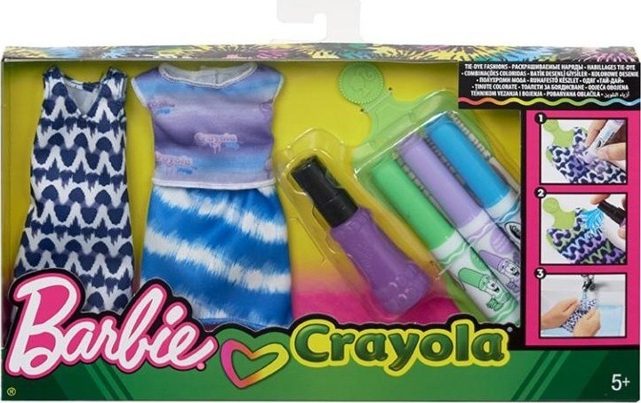 MATTEL Barbie D.I.Y. Crayola batikování modrá od 16,76 € - Heureka.sk