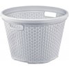 HOME Kôš na bielizeň plastový RATAN 30 L 44x31 cm