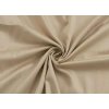 Kvalitex Saténové prestieradlo LUXURY COLLECTION béžové rozmer 180x200 cm.